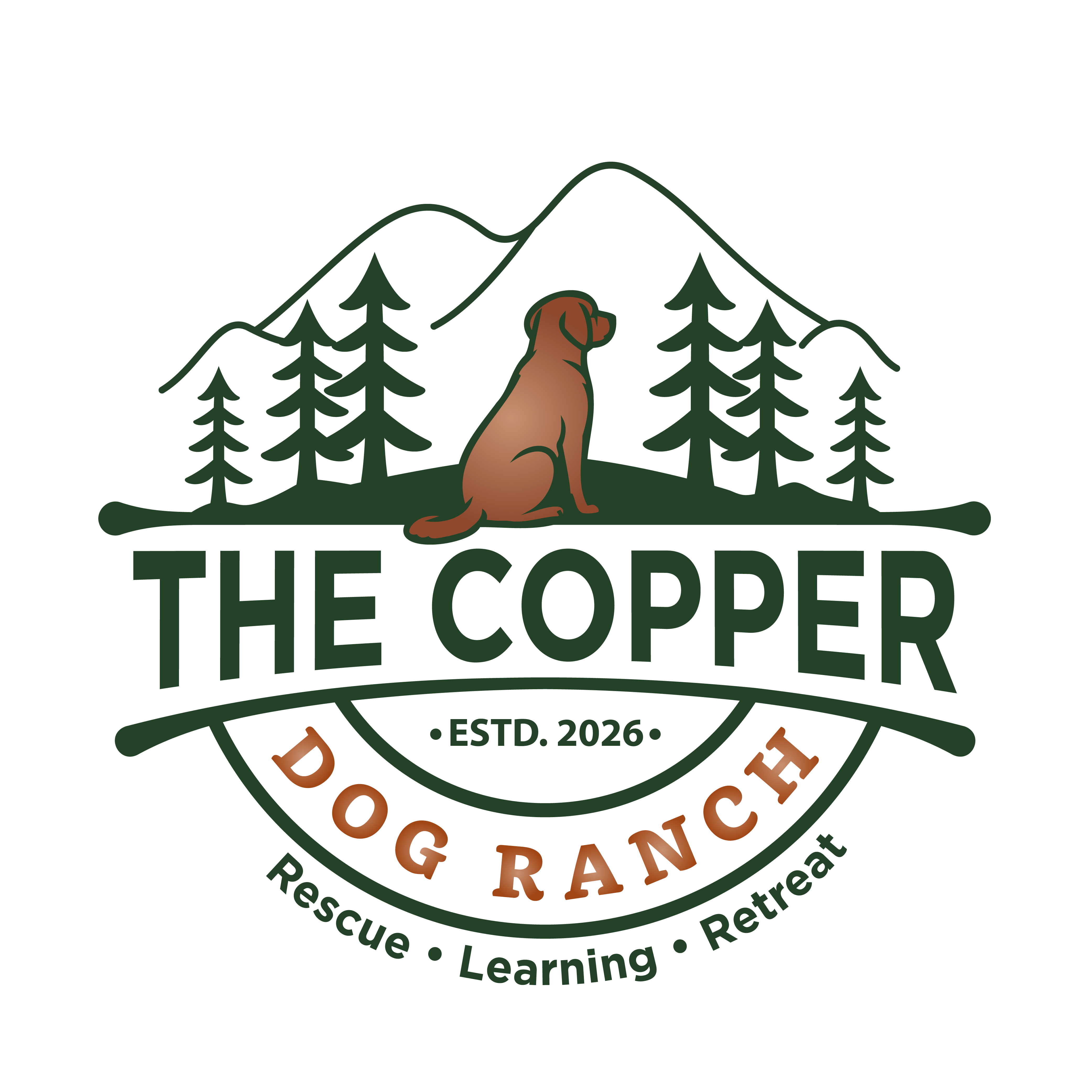 The Copper Dog Ranch logo