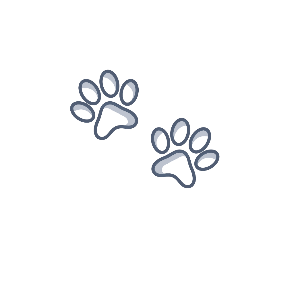 Two paw prints