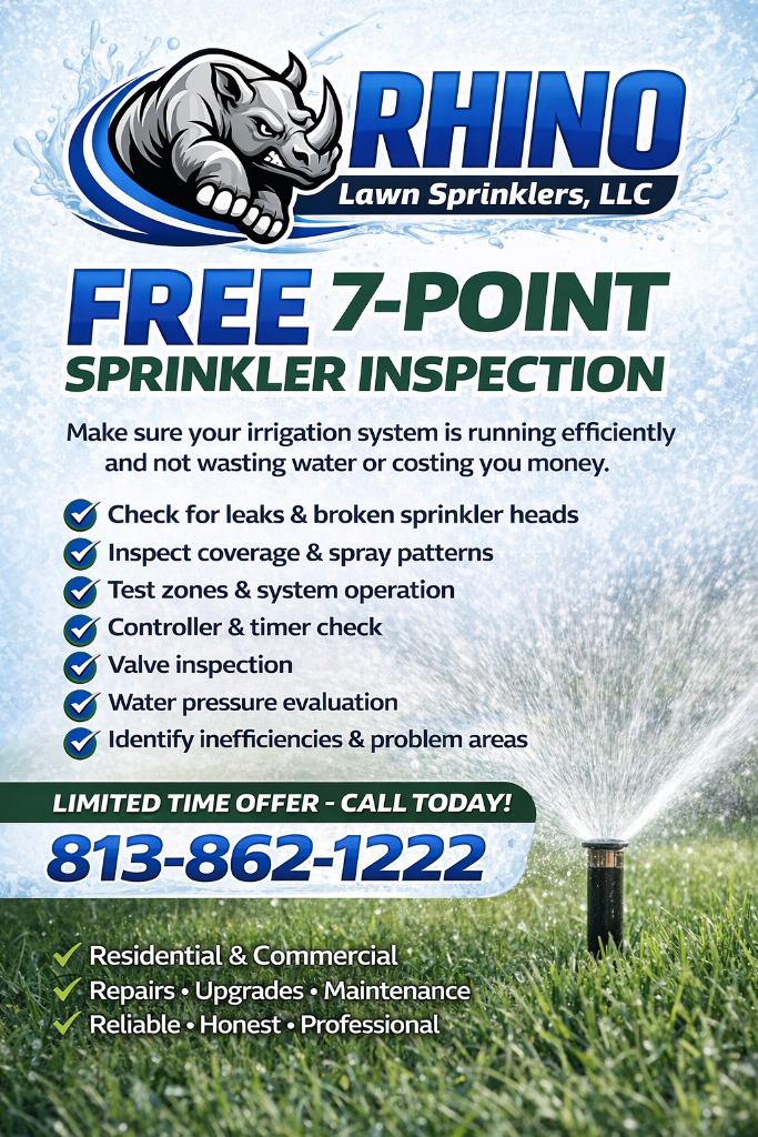 Free 7-Point Sprinkler Inspection