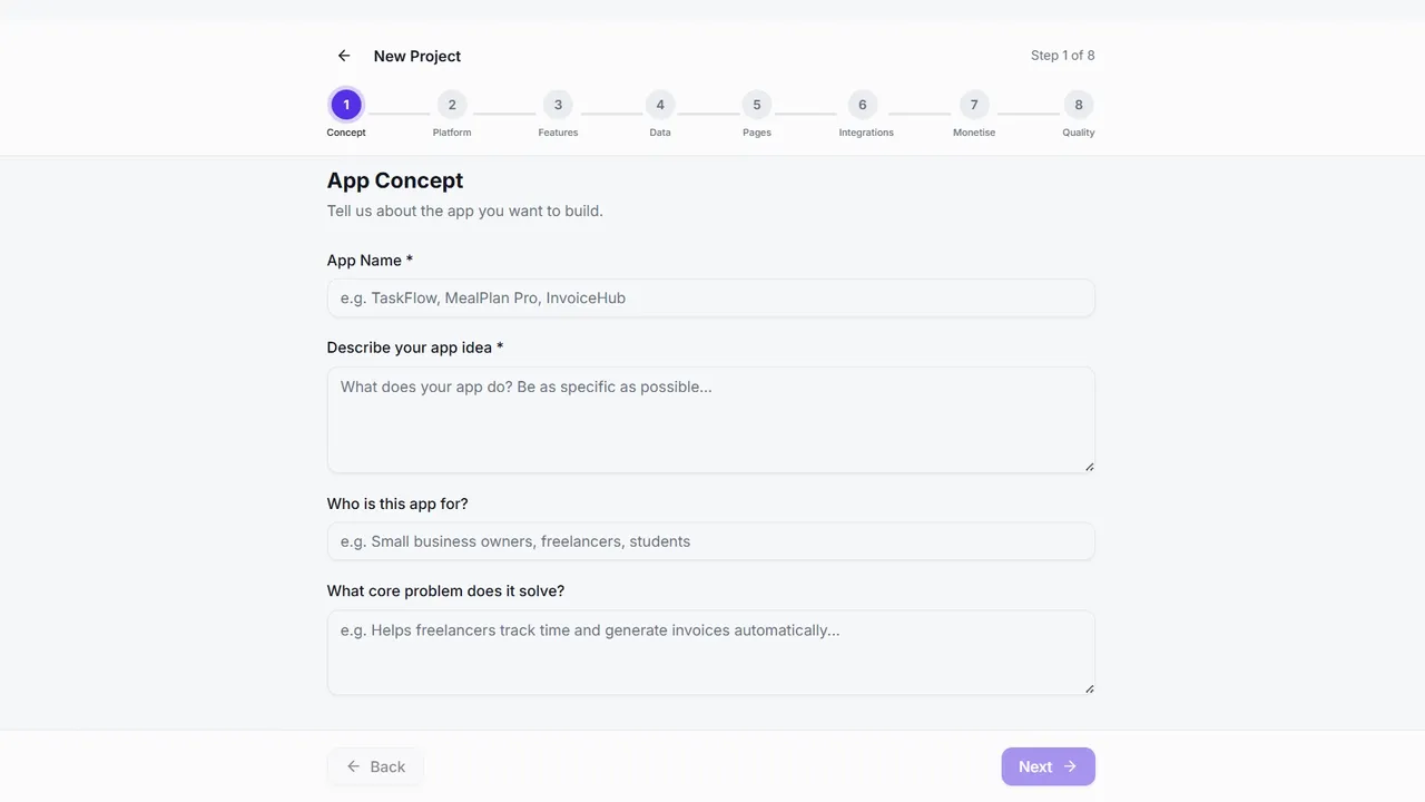 Prompt Pilot template preview