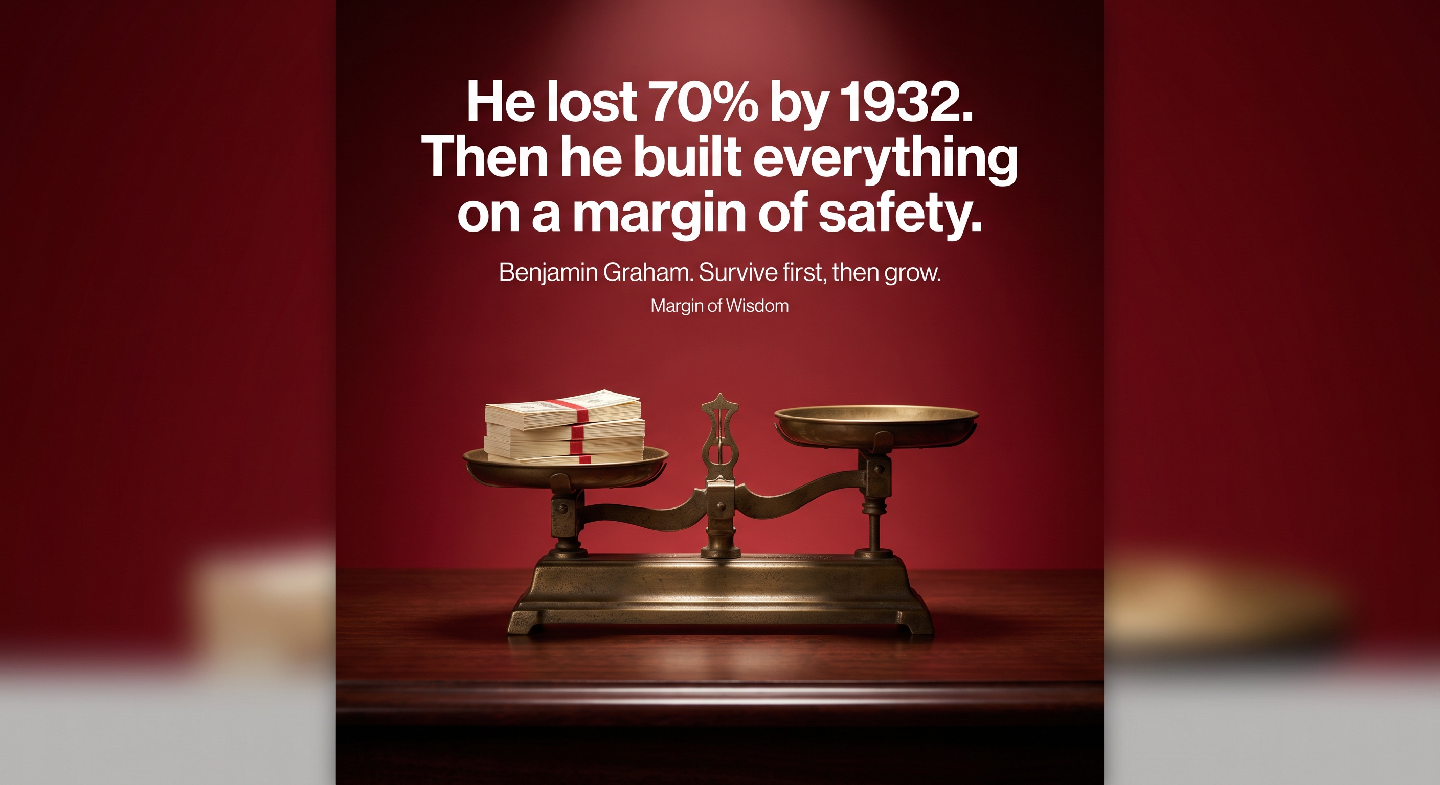 Graham's 70% Loss and the Margin of Safety