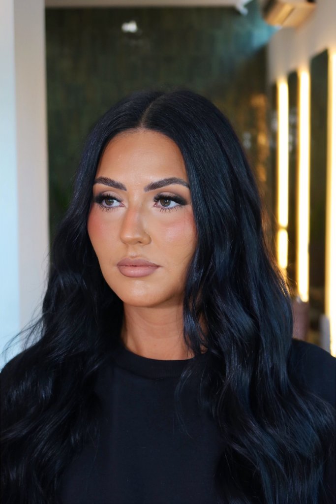 Glamorous makeup look