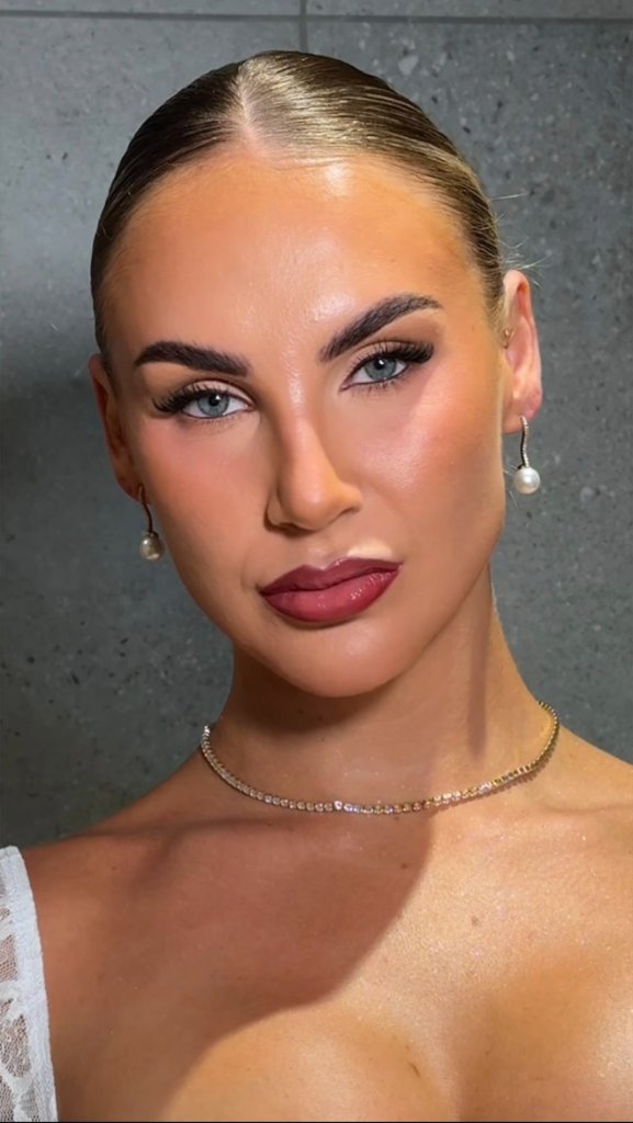 Bridal glam makeup