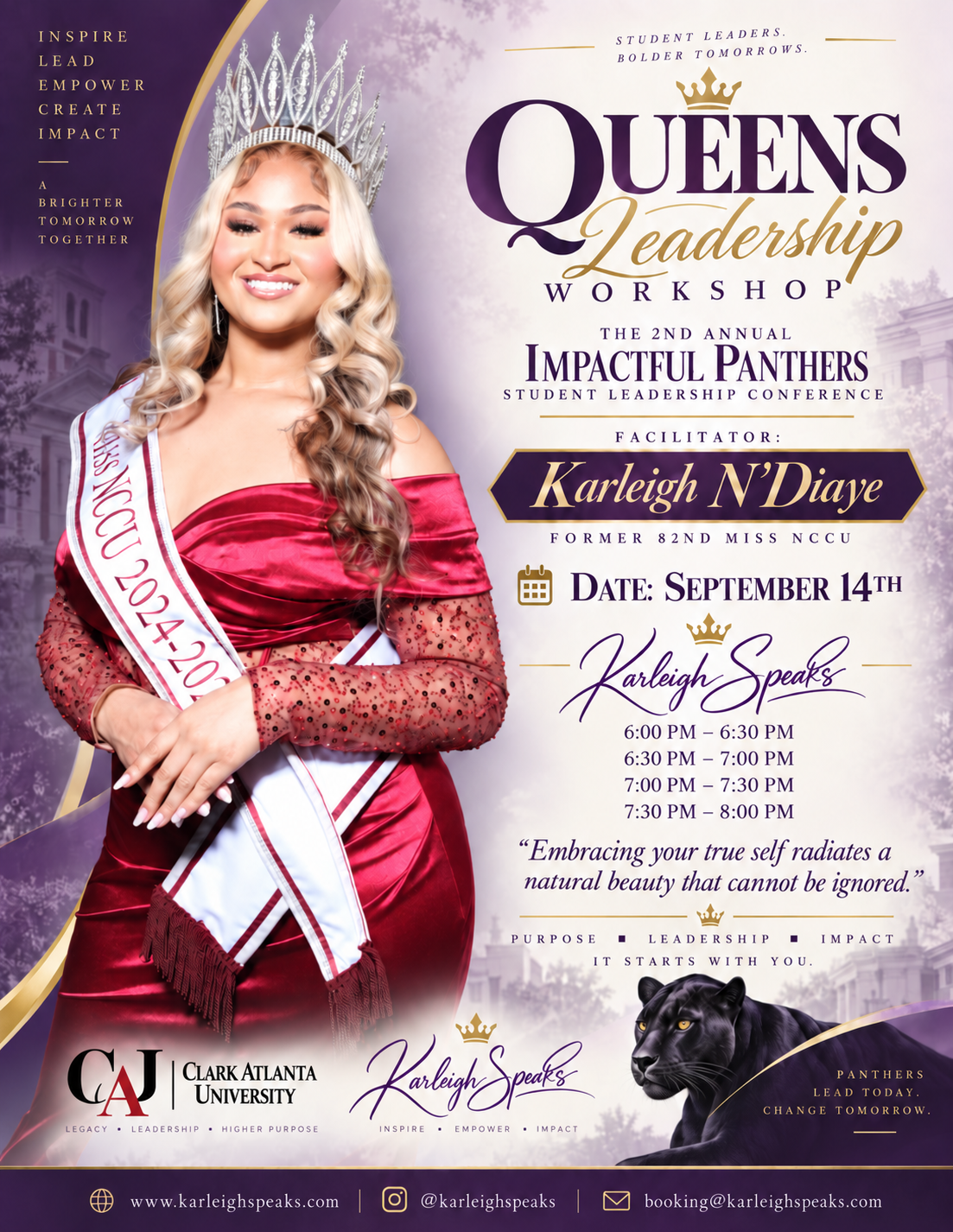 Queens Leadership Workshop — Impactful Panthers Student Leadership Conference