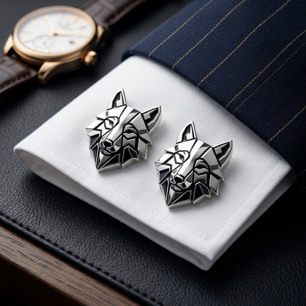 Wolf Cufflinks