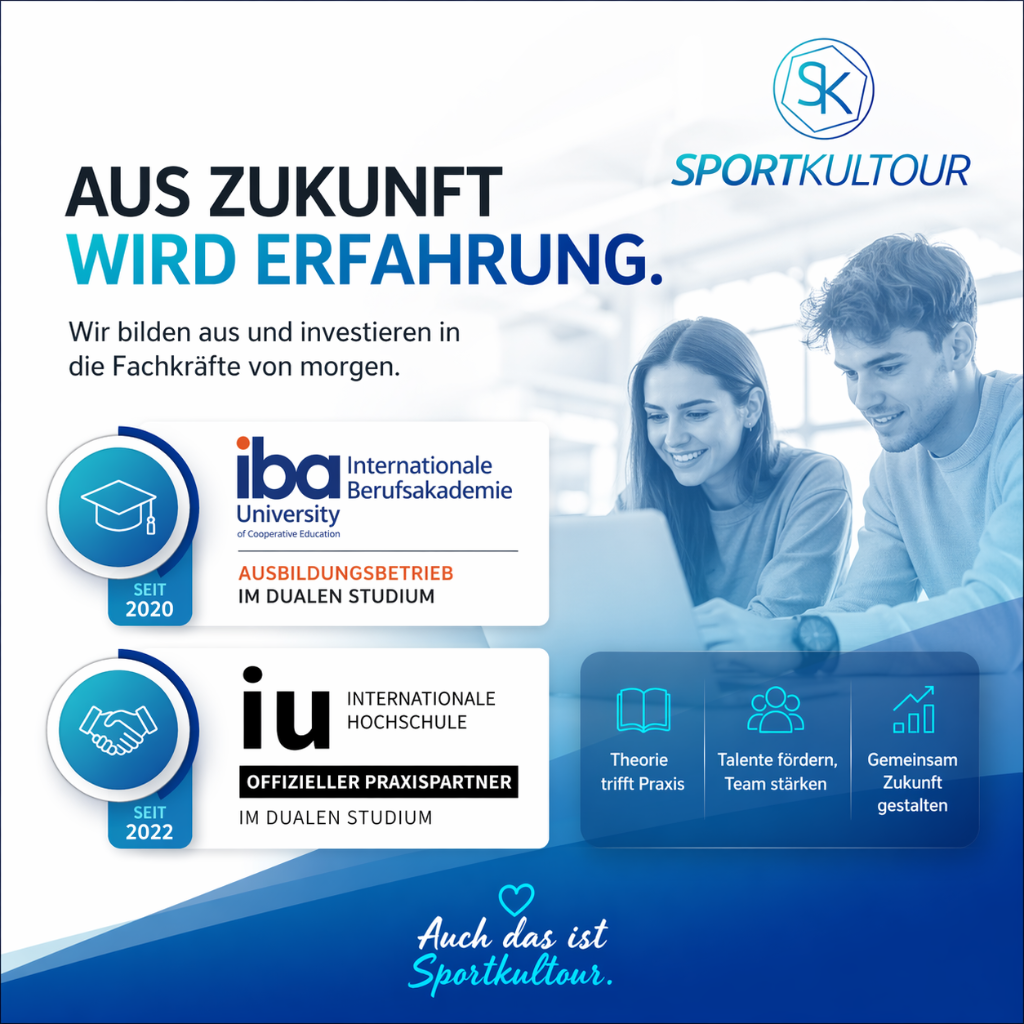 Aus Zukunft wird Erfahrung – Sportkultour Ausbildung