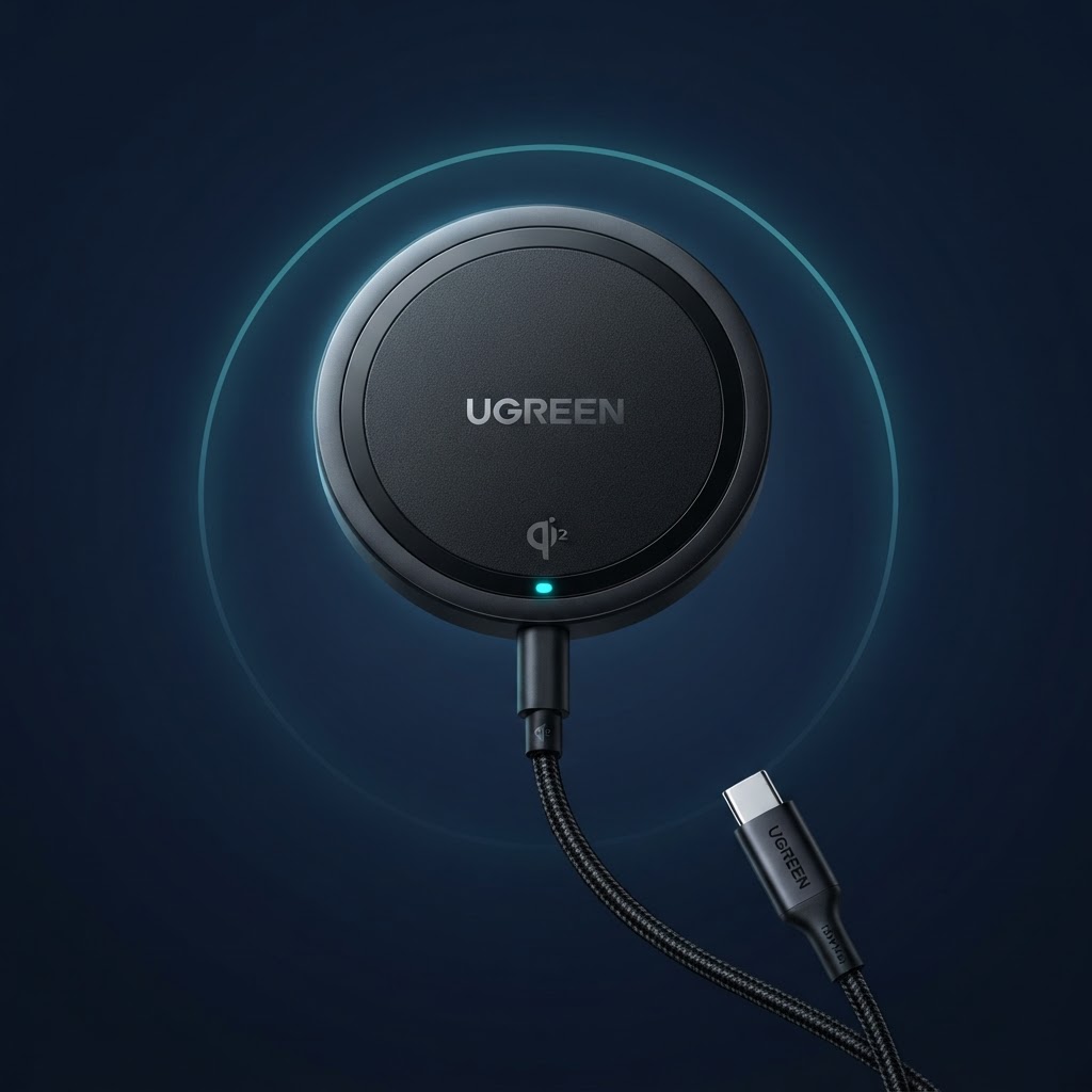 UGREEN MagFlow Qi2 wireless charger
