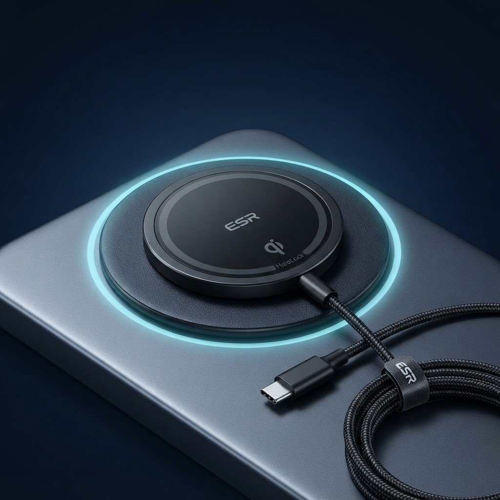 ESR HaloLock Qi2 magnetic wireless charger