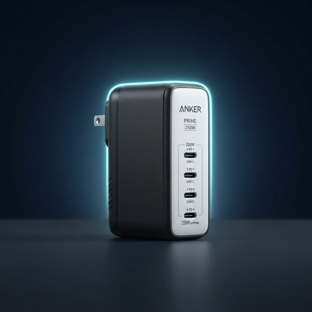 Anker Prime 250W GaN wall charger