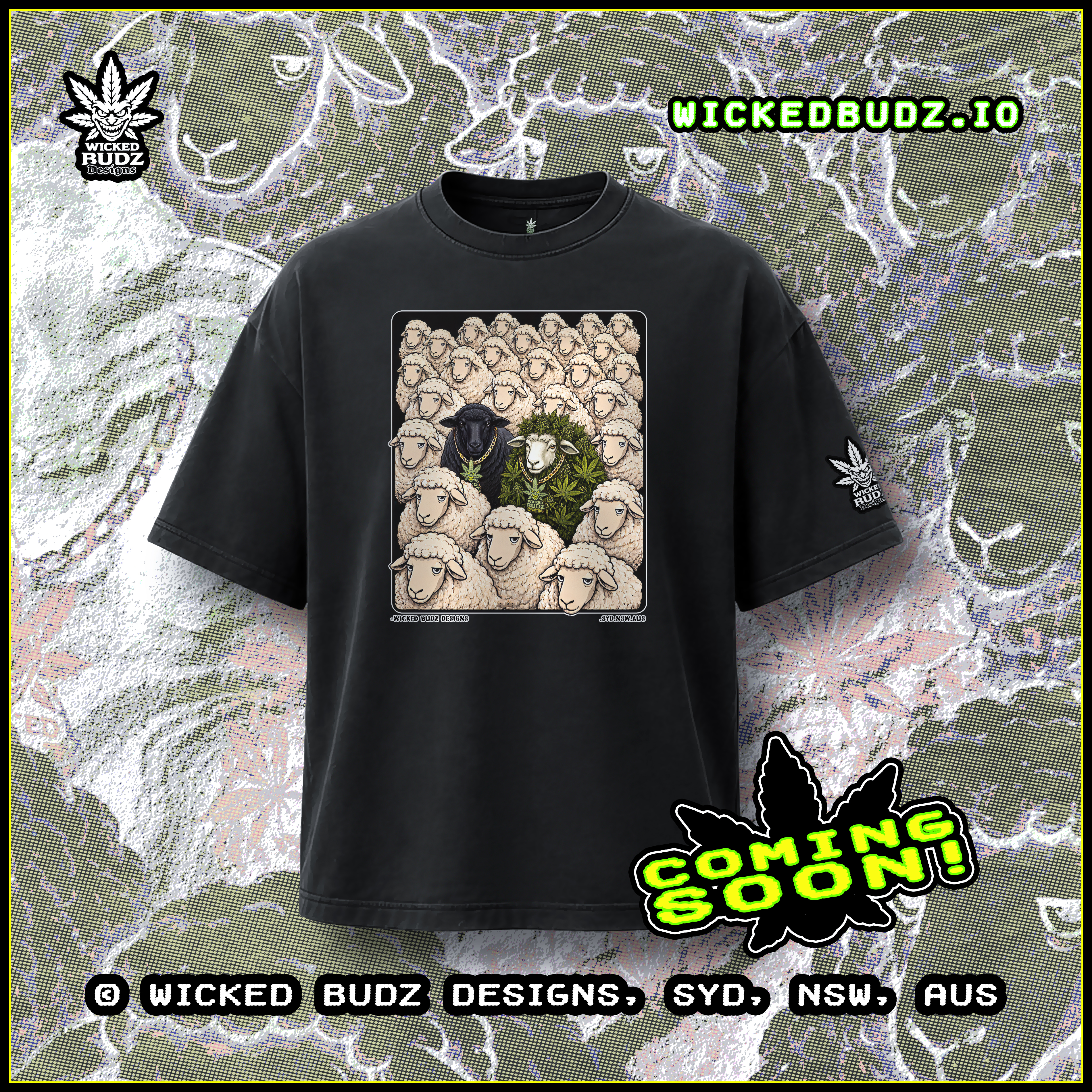 Green Sheep Tee