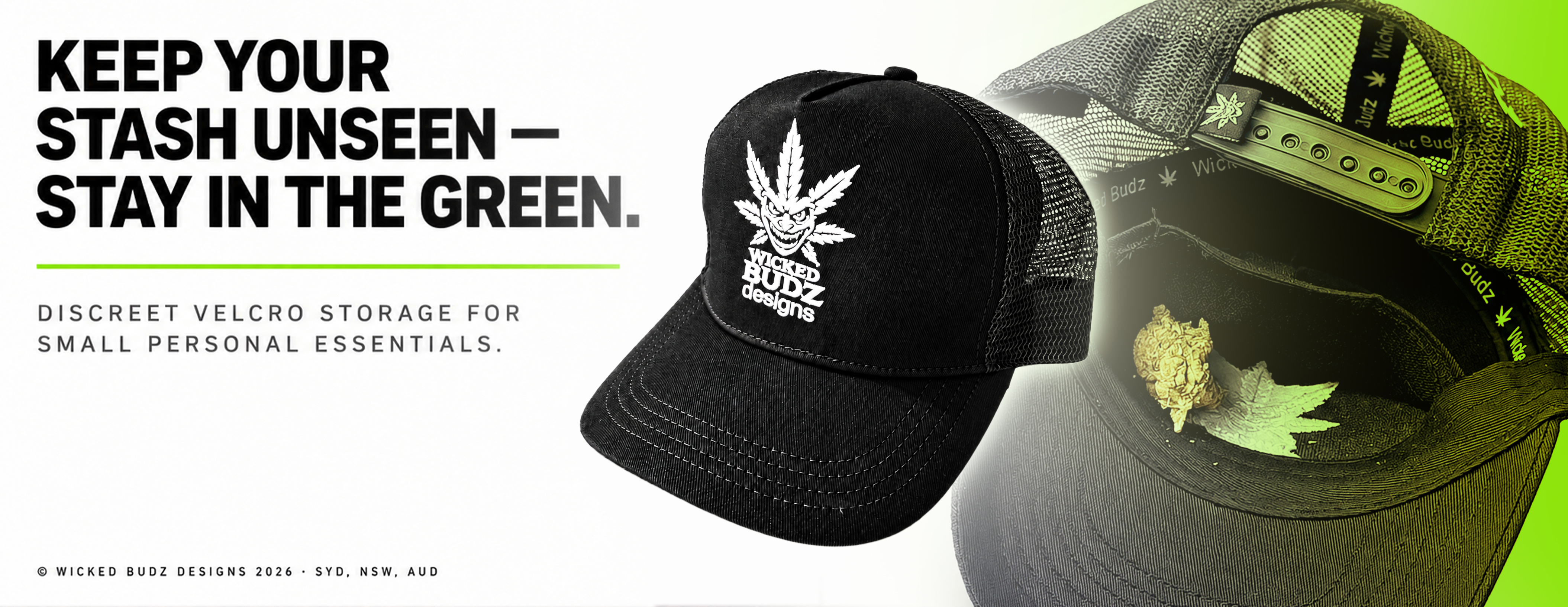 Wicked Budz Designs — Keep Your Stash Unseen, Stay In The Green