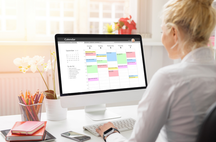 Shared co-parenting calendar