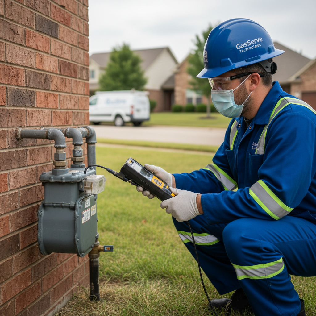 professional gas line inspection Tampa Bay FL Gas Pros Inc.