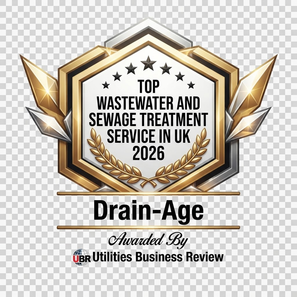 Top Wastewater and Sewage Treatment Service in UK 2026 — Awarded to Drain-Age by Utilities Business Review