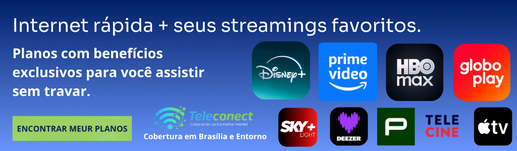 Internet rápida + seus streamings favoritos