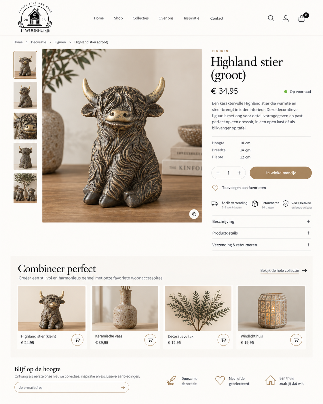 Mockup productpagina Highland stier