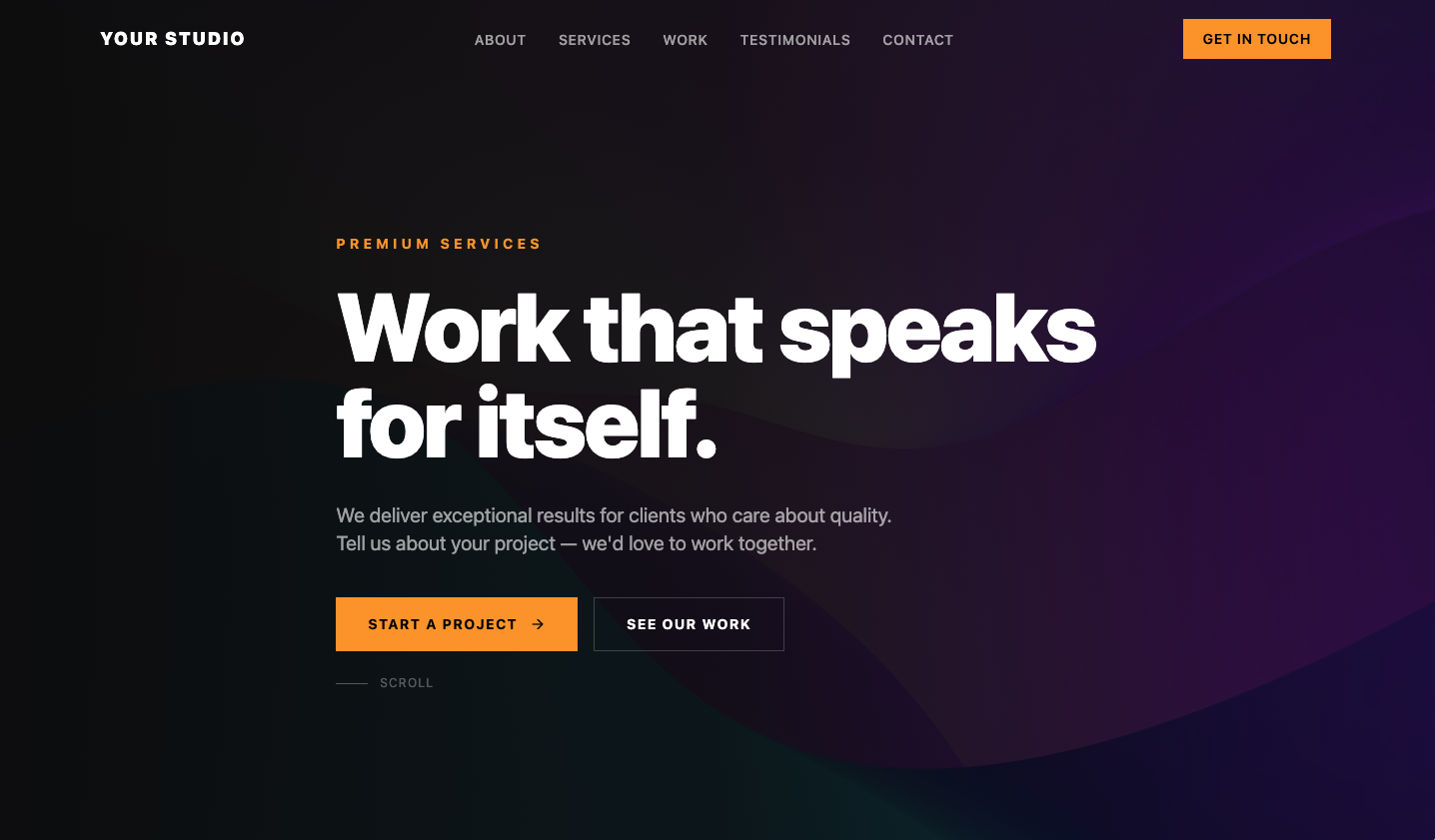 Strong Small Business Starter template preview
