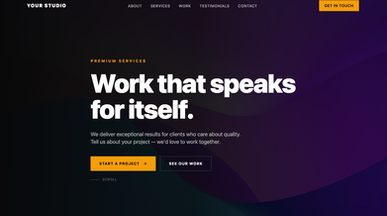 Strong Small Business Starter template preview