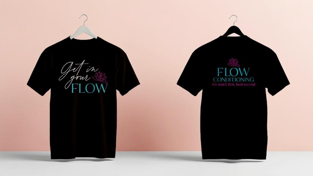 Get In Your Flow Tee — Black