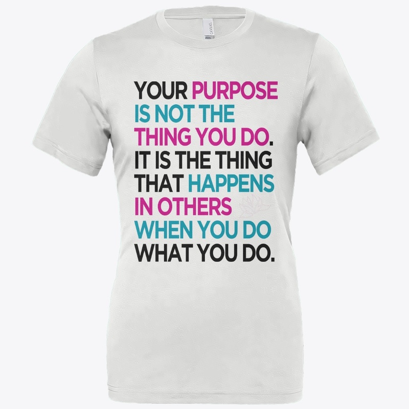 Your Purpose Tee — Charcoal