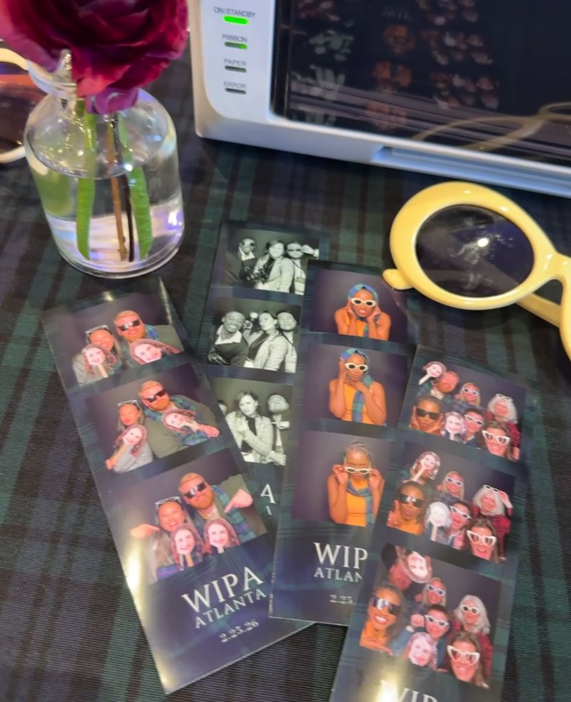 Photo booth prints at a private event in Midtown Atlanta GA
