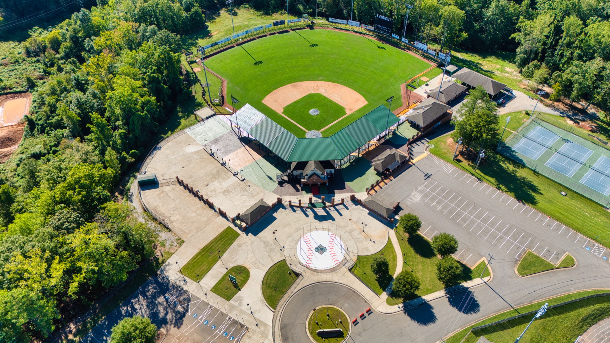 Shelby HS baseball field aerial