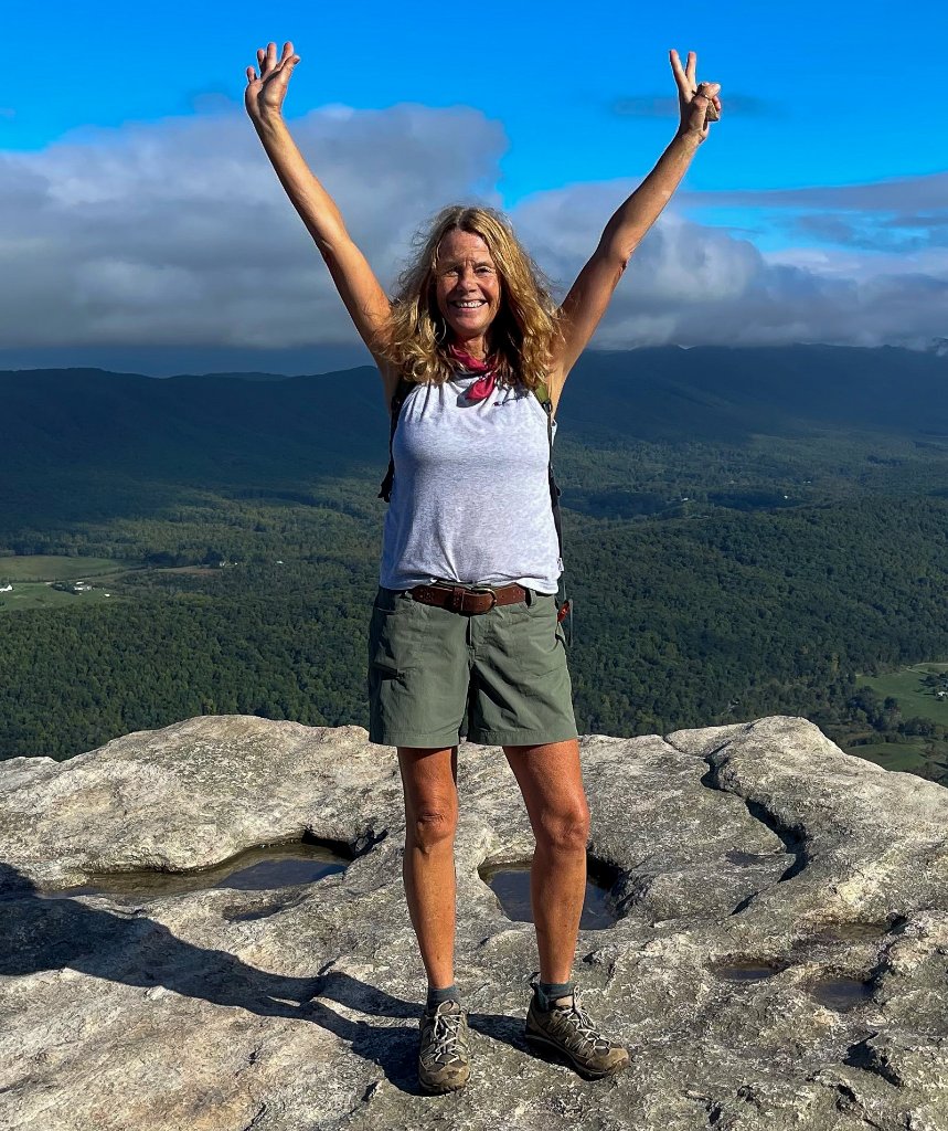 Gwen on mountain