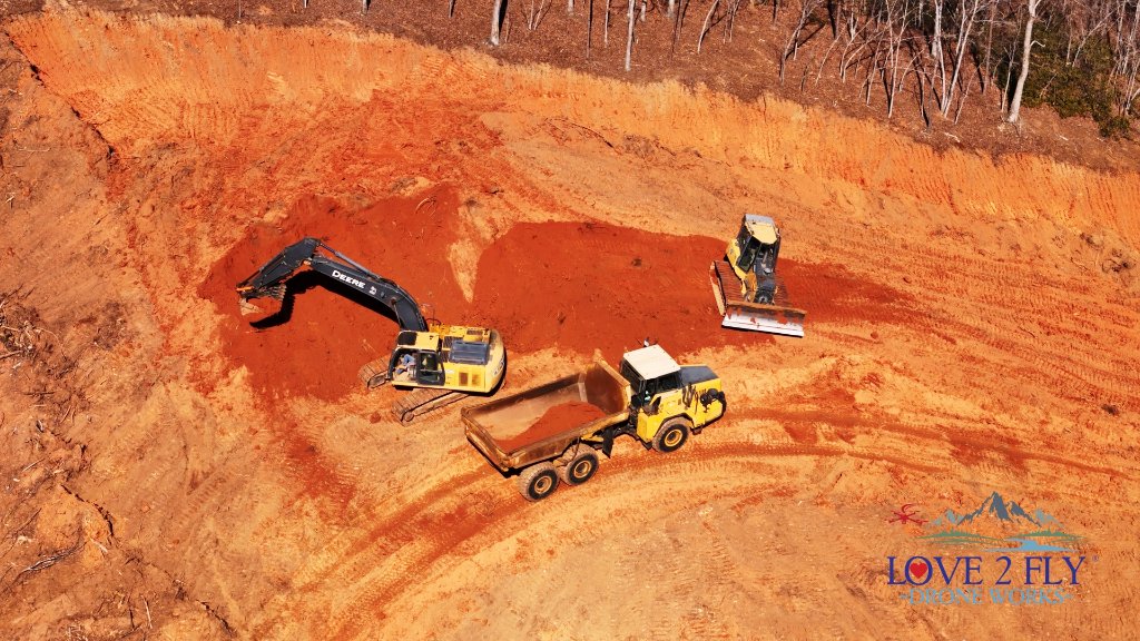 Construction equipment aerial