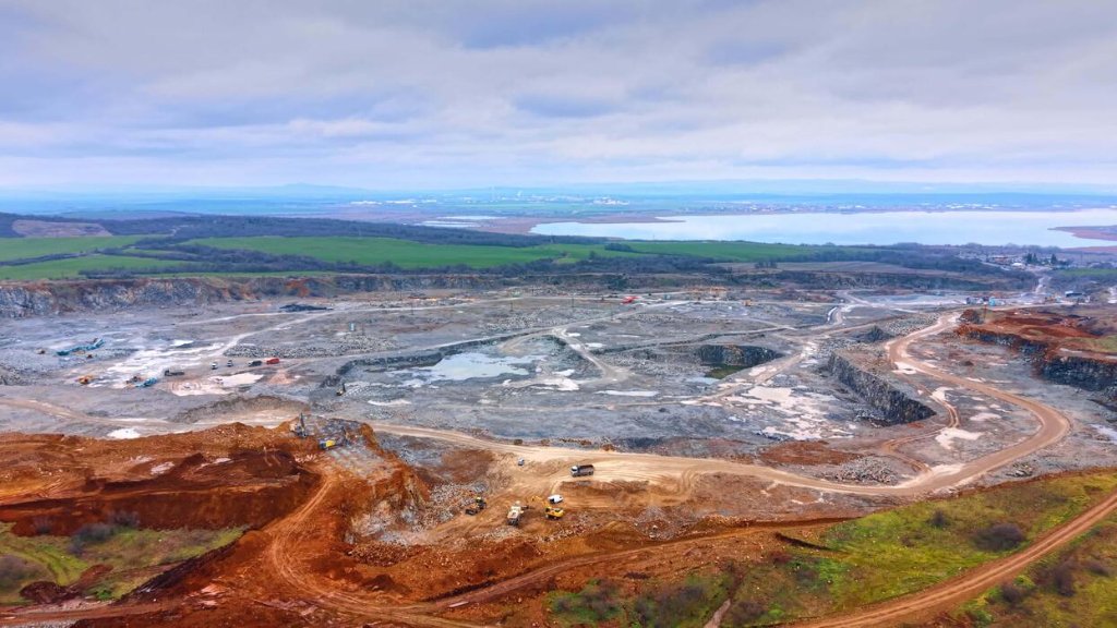 Active open-pit mining operations