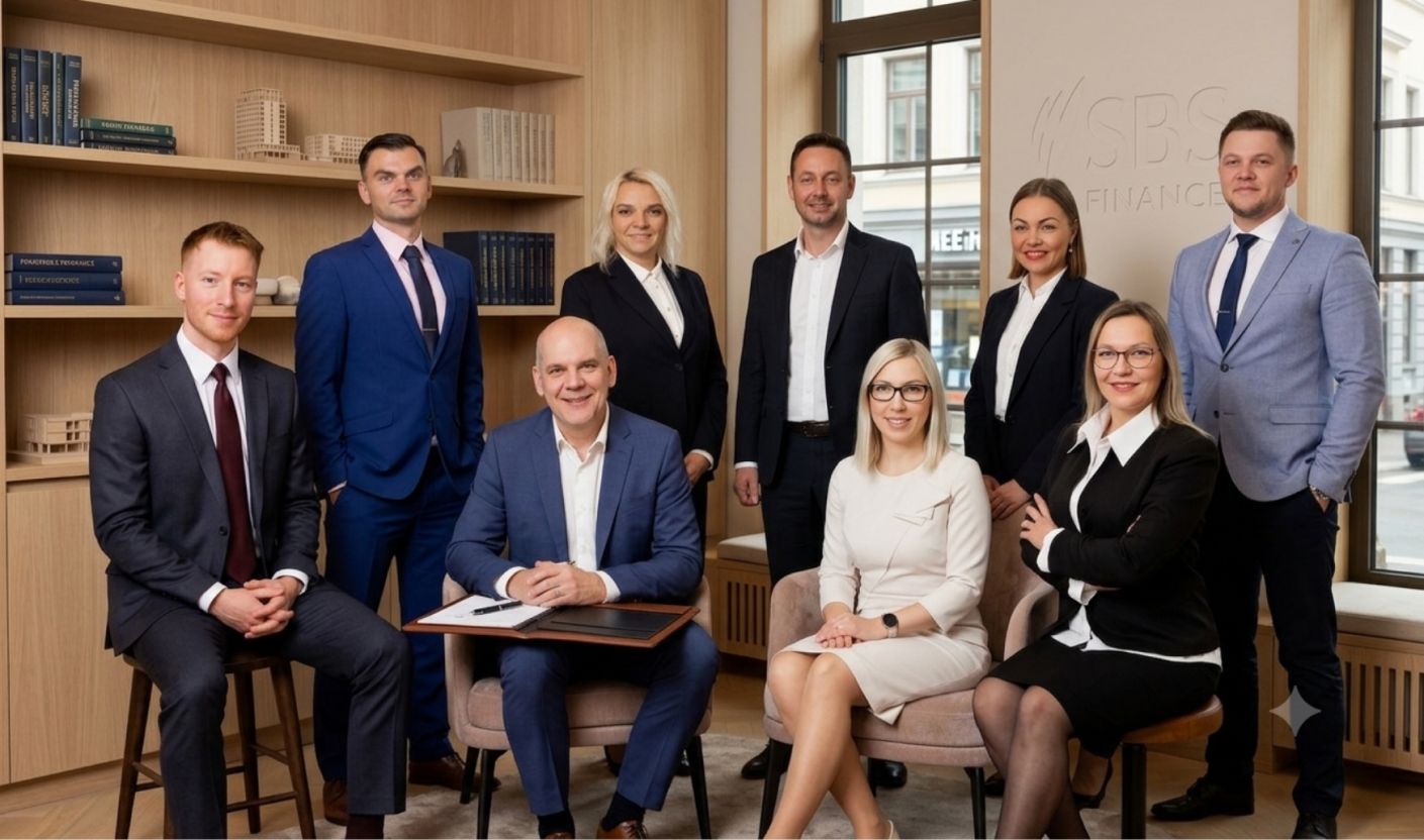 Mortgage adviser team pictured together at SBS Finance