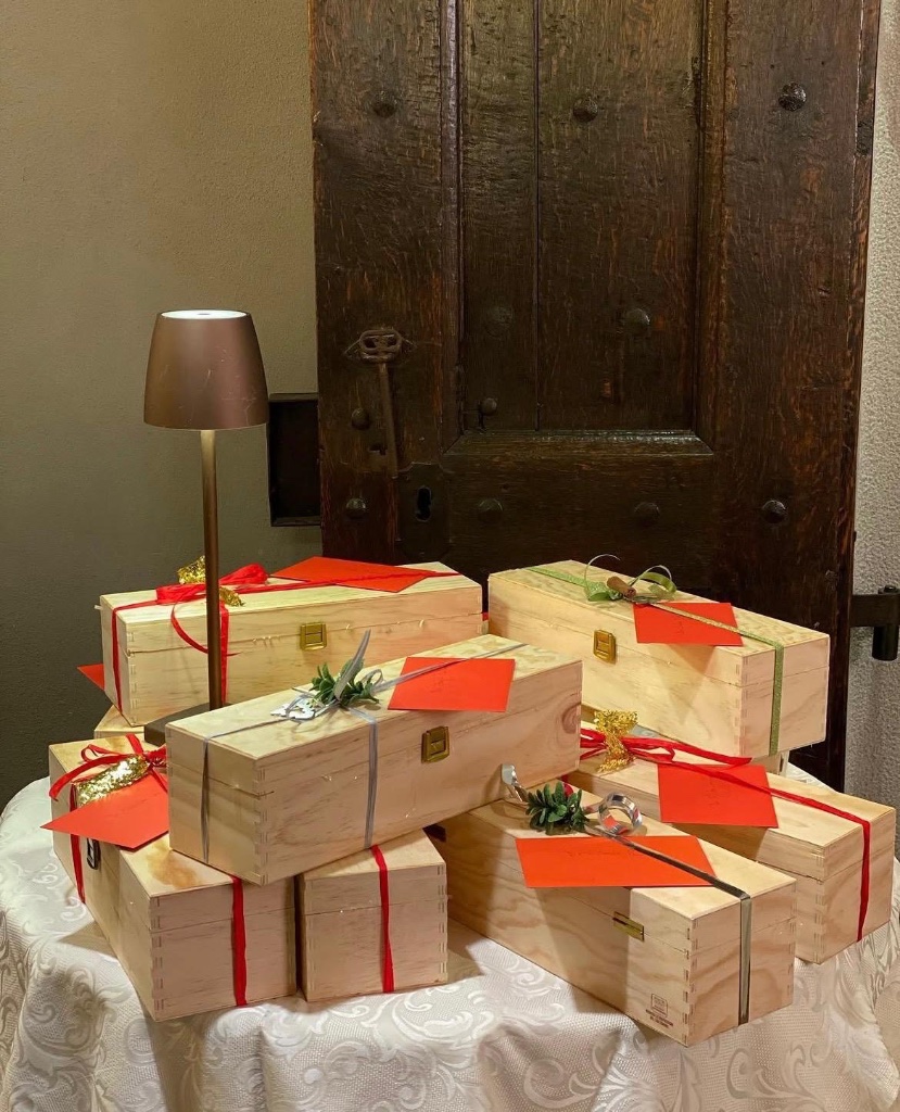 Buoni regalo Ristorante Mas-Cì in eleganti cassette di legno