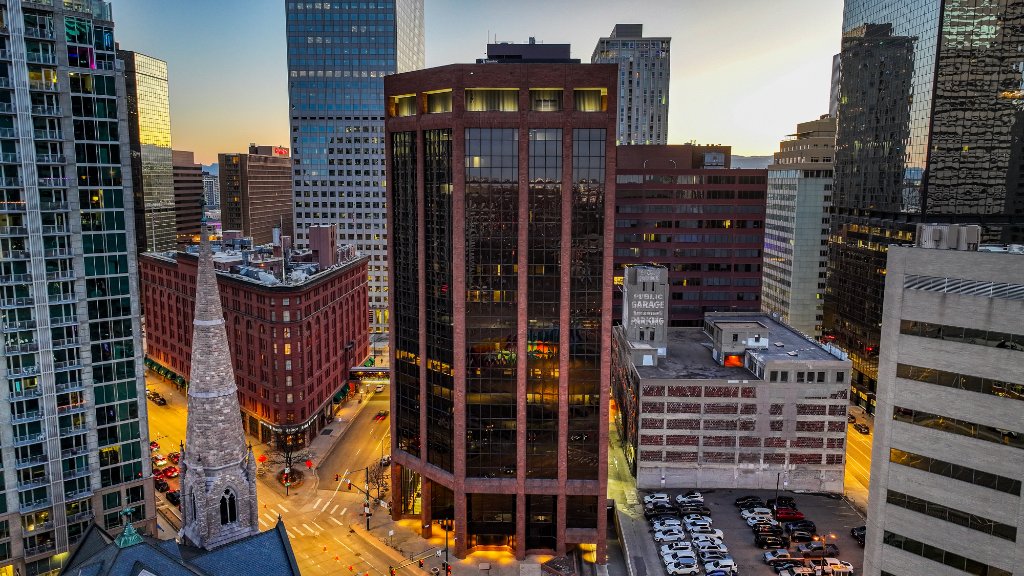 Twilight Panorama — Denver Dusk Skyline Wide