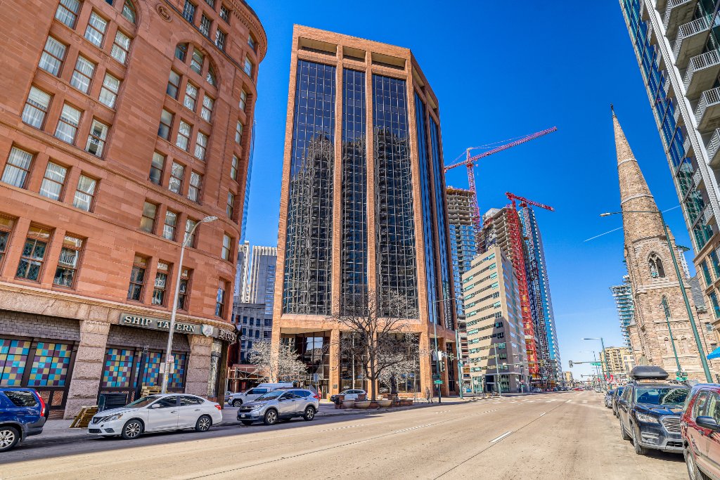 Ground Exterior — 18th & Broadway Corner with Trinity