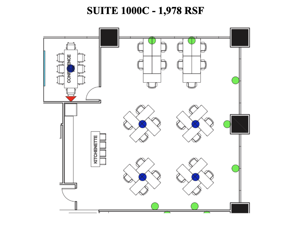 Suite 1000C floor plan