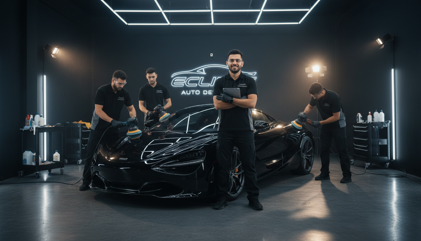 Zespół detailerów przy pracy
