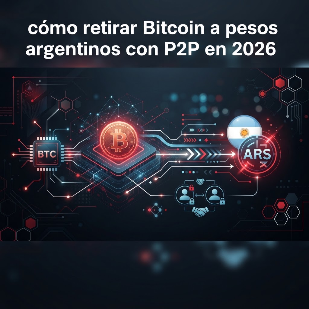 Cómo retirar Bitcoin a pesos argentinos P2P de forma segura en 2026