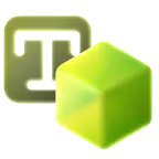 Text to 3D icon