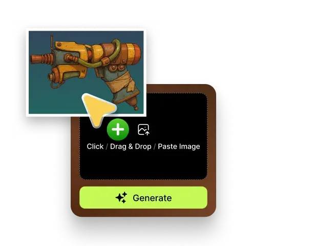 Image to 3D interface