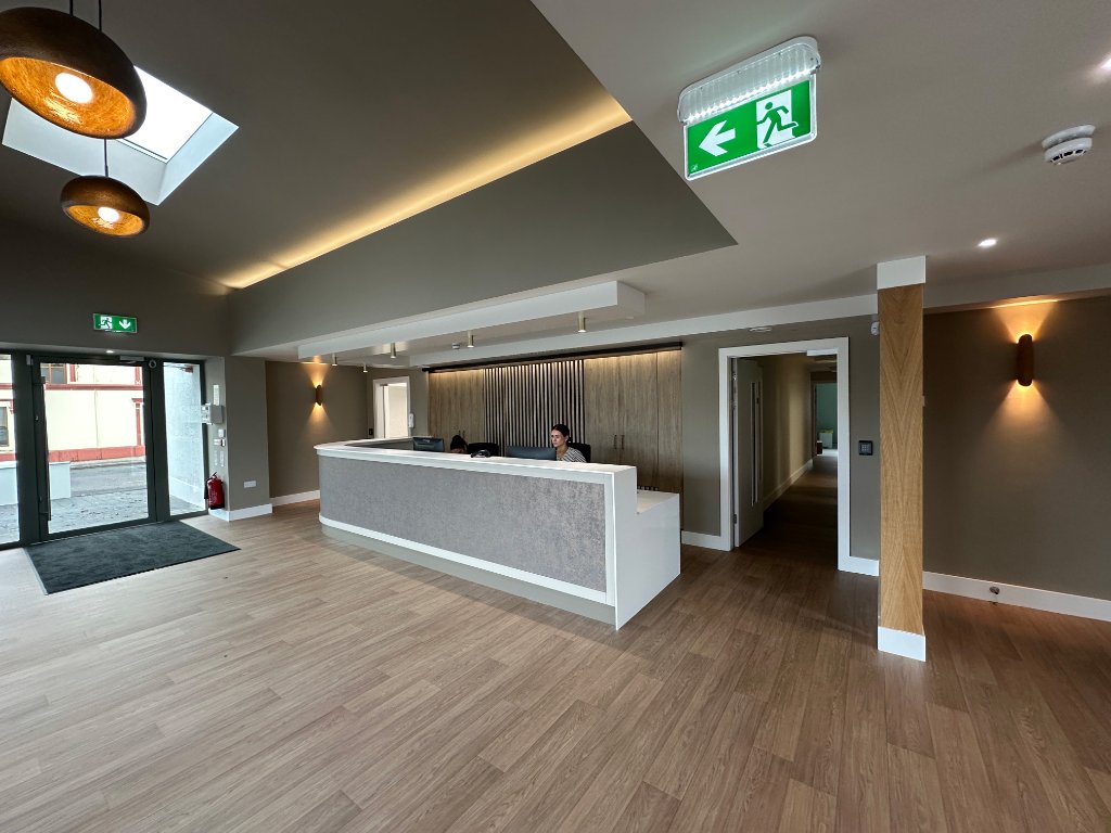 Clinic waiting area