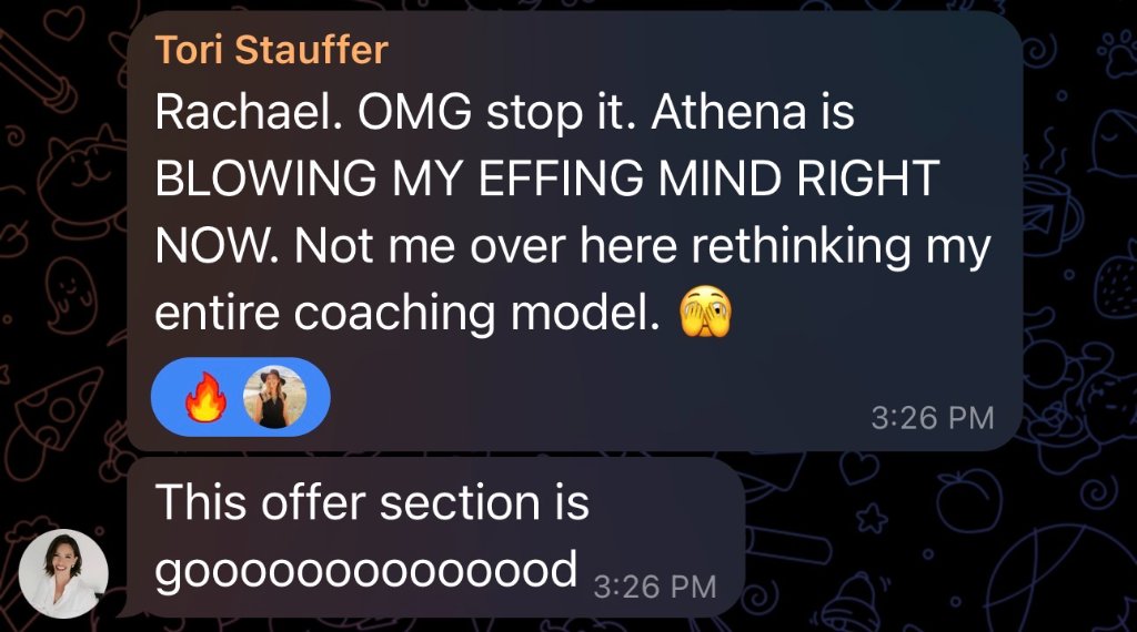Testimonial from Tori Stauffer