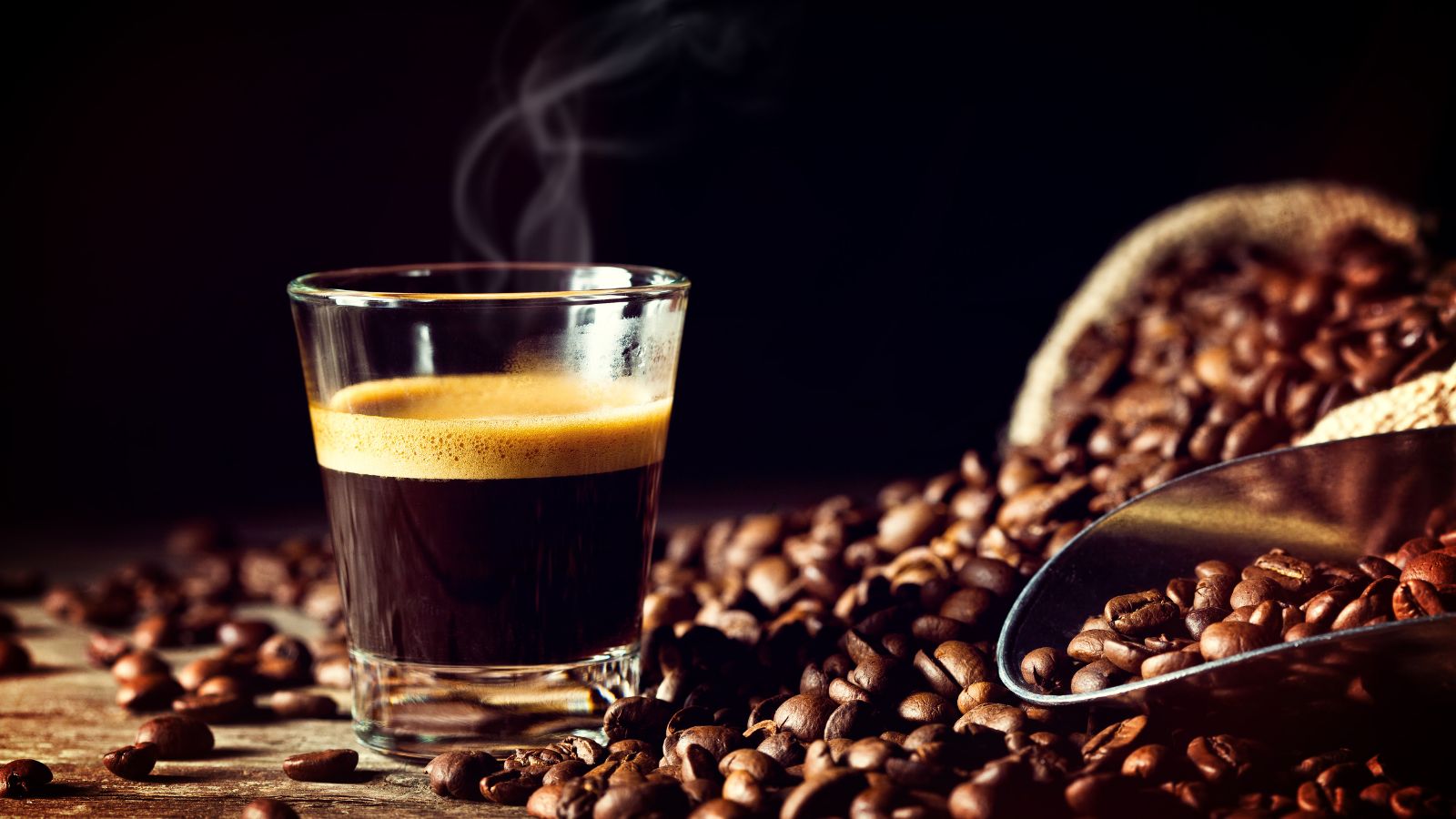 Espresso and Coffee Grain. Real photograph by Tiero, sourced through Canva. Illustrative stock photo; not a photograph of the venues or services reviewed.