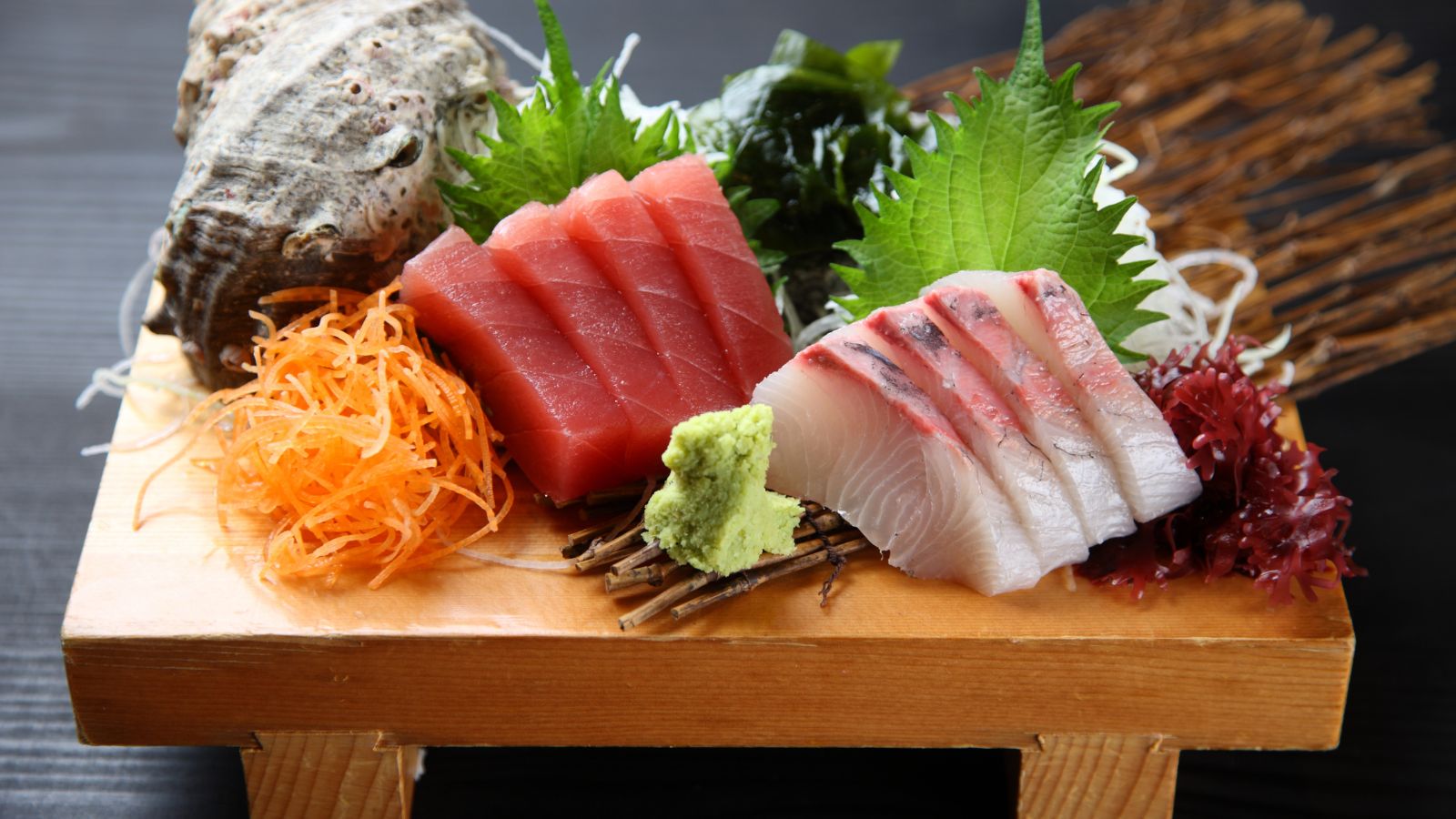 sashimi plate. Real photograph by deeepblue / Getty Images, sourced through Canva. Illustrative stock photo; not a photograph of the venues or services reviewed.