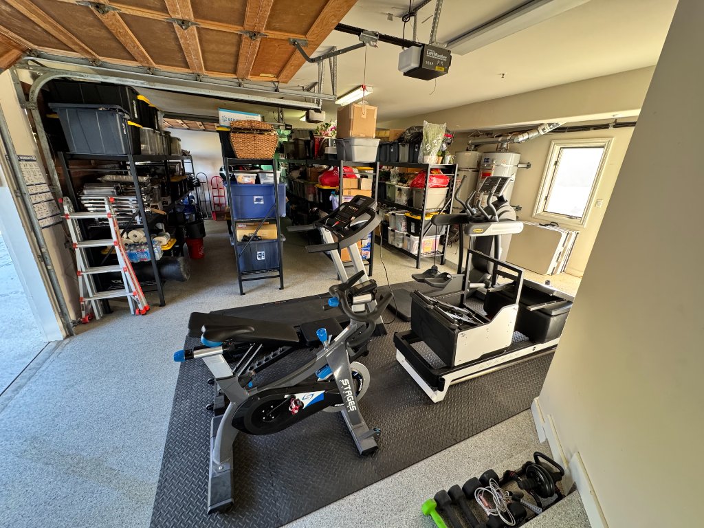 Clean empty garage after a Red Creek cleanout