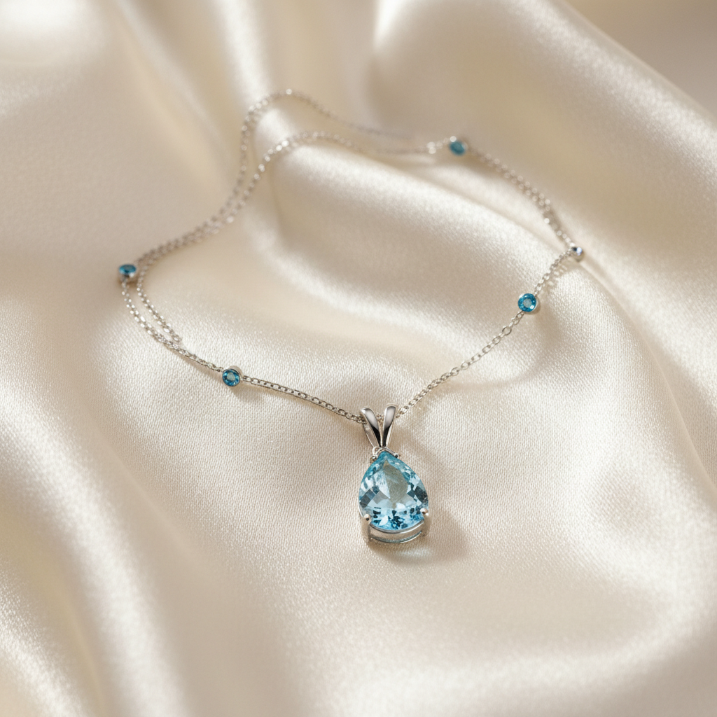 Collar Luna Azul