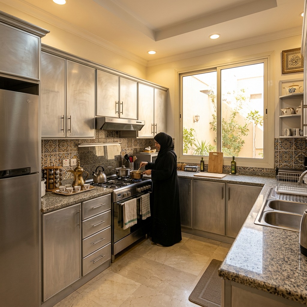 مطبخ ألومنيوم كلاسيك