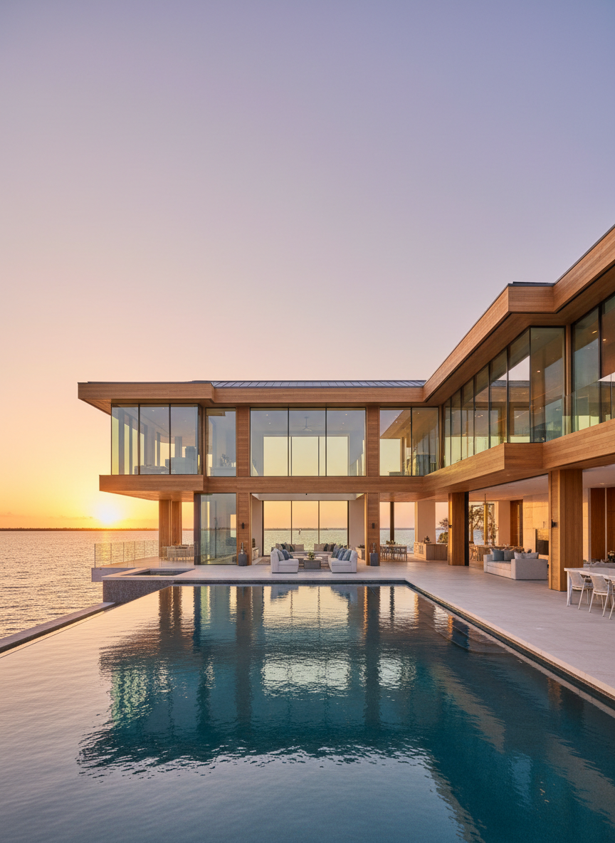Luxury waterfront property in St. Petersburg, Florida