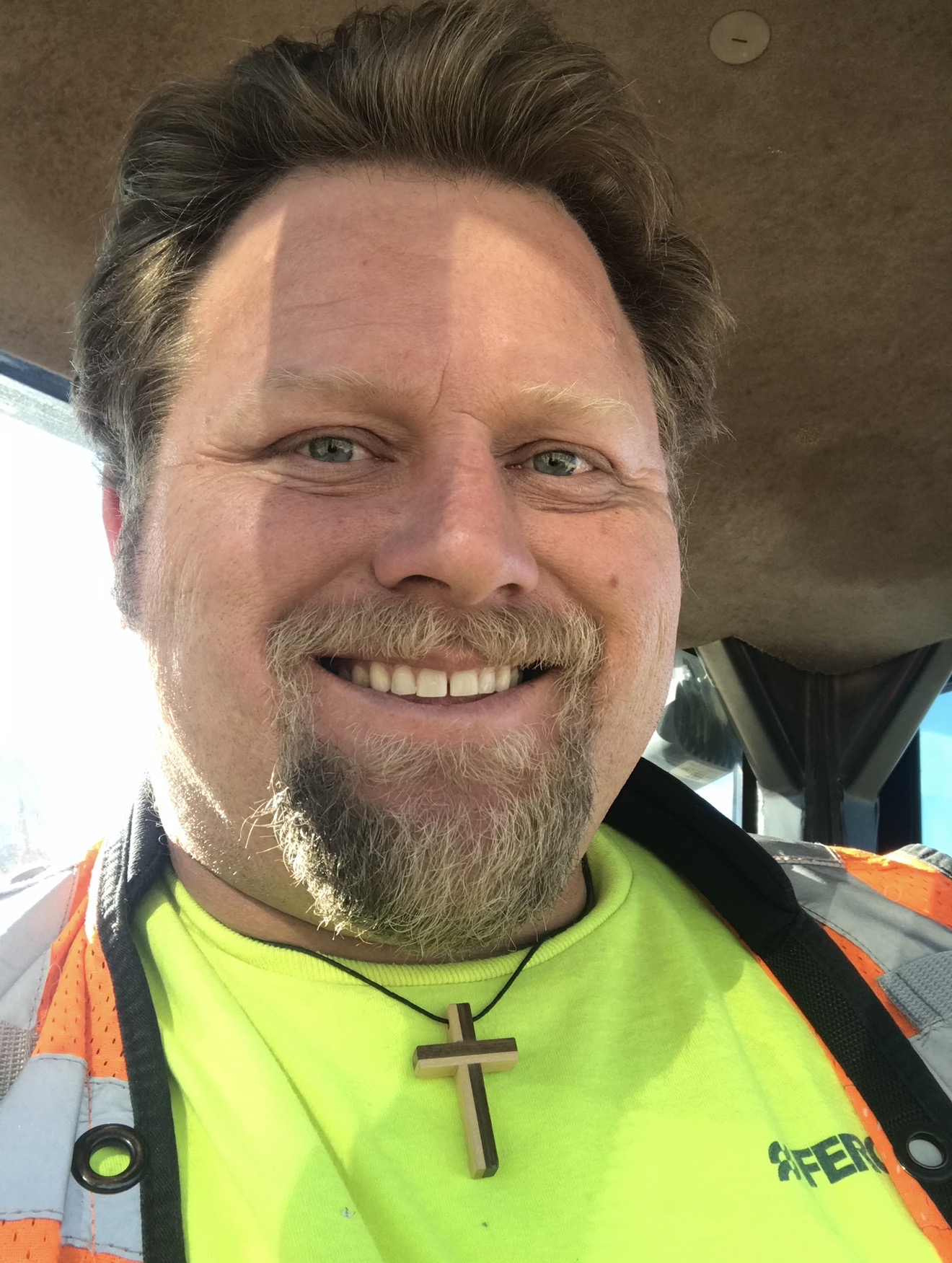 Austin Byrd — Jetco founder, operator in excavator cab on Las Vegas job site