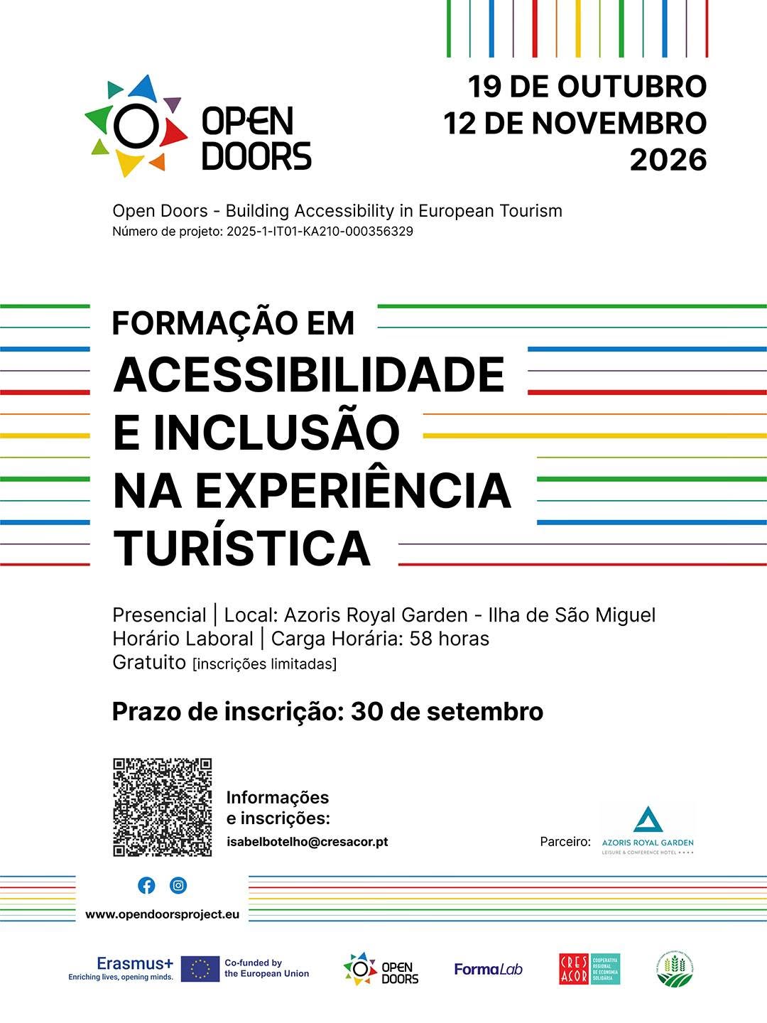 Formação Gratuita | Acessibilidade e Inclusão na Experiência Turística