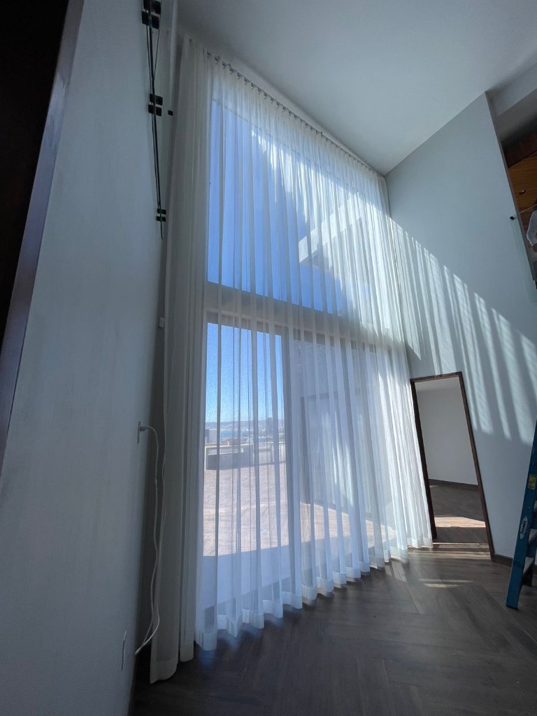 Custom Curtains installation 2