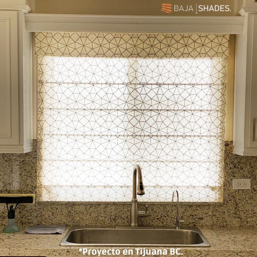 Roman Shades installation 1